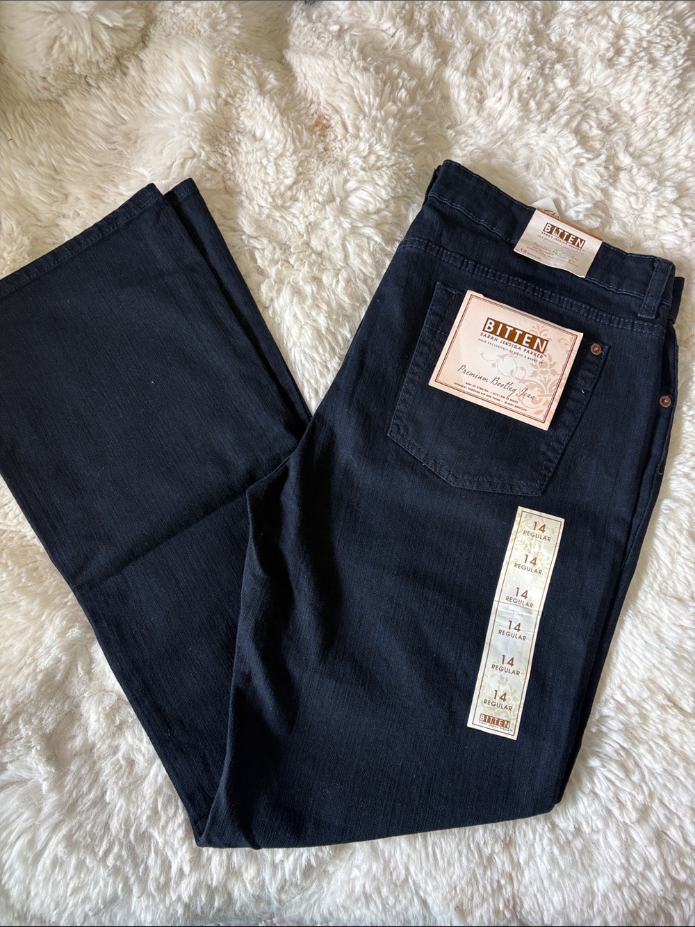 Bitten by Sarah Jessica Parker Dark Navy Boot Cut Jeans